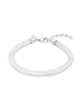 s.Oliver Armband aus Edelstahl-Mesh mit funkelnden Zirkoniasteinen in silber