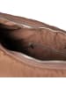 SANDQVIST Curve Half Moon Bag L - Umhängetasche 42 cm (black) in dark taupe