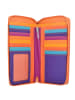 MYWALIT Medium Tri-fold Geldbörse I Leder 14 cm in copacabana