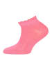 ewers 6er-Set Sneaker Socken Uni in rosa/pink