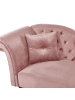 Beliani Chaiselongue LATTES in Rosa - (W) 188 x (H) 87 x (L) 59 cm