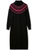 sheego Strickkleid in schwarz
