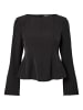 Pieces Oberteil mit langen Ärmeln in Black