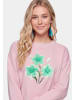 IZIA Women Sweatshirt in Light Rose