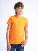 Petrol Industries T-Shirt mit Logo Tropicrush in Orange