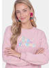 IZIA Women Sweatshirt in Light Rose