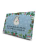 Mr. & Mrs. Panda Advents-Teekalender Chinchilla Blume mit Spruch in Eisblau