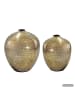 FineBuy Vase in Gold / Aluminium / 25x25x31