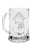 Mr. & Mrs. Panda Bierkrug Schweinchen Glühwein ohne Spruch in Transparent
