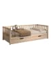 58 aufm Kessel TAGESBETT Kapua 90x200 mit Bettschublade Kiefer Massivholz Natur