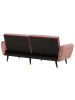 Beliani Schlafsofa VIMMERBY in Rosa - (W) 212 x (H) 90 x (L) 80 cm
