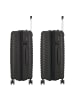 D&N Travel Line 4500 4 Rollen Trolley M 65 cm mit Dehnfalte black