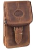 Greenburry Gürteltasche Vintage 326M RV-Gürteltasche XL in Sattelbraun