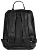piké Rucksack echt Leder in schwarz
