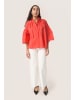 Soaked in Luxury SLJosie Shirt SS Loose fit in Hot Coral