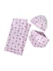 Polo Sylt Accessoire-Set mit Spucktuch, Mütze und Halstuch in Pink