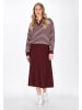DreiMaster Women Skirt in wine red