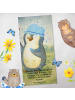 Mr. & Mrs. Panda Sporthandtuch Pinguin Duschen Design mit Spruch in Weiß