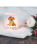 Mr. & Mrs. Panda Kerze Hund Dame mit Spruch in Transparent