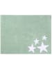 Happy Decor Kids Teppich  "Four Stars" in Grün - 160x120  cm