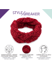 styleBREAKER Strick Stirnband in Rose