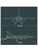 Reobrix 33027 Kampfjet Klemmbaustein 1427 Teile 49 cm