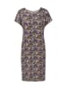 GOLDNER Freizeitkleid Modernes Viskosekleid mit Allover-Print in bunt / gemustert