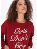 faina Women Sweatshirt in burgundy