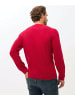BRAX  Rundhalspullover für Herren in rot