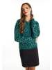 faina Damen Strickjacke in Smaragdgrün