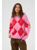 CULTURE Strickpullover CUharlekin Classic fit in Fuchsia Pink Melange