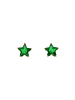 myMo at night Women Stud Earrings Earrings in Rose Gold Green