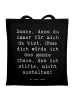 Mr. & Mrs. Panda Beutel Spruch Dankbarkeit für Freundschaft mit ... in Schwarz