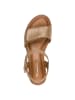 Tamaris Sandalette in BRONCE STRUCT.