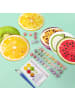 ARTNANAS 
PVC-Tischset Malen nach Zahlen 6er Set-"Vitaminbunt" 20cm