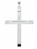 Adeliás 925 Silber Kreuz Anhänger in silber