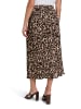 Betty Barclay Plisseerock mit Gummizug in Schwarz/Beige