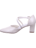 Piece of Mind Pumps in metallic