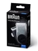 Braun Elektrischer Reiserasierer "MobileShave M90" in Schwarz und Silber