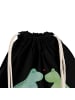Mr. & Mrs. Panda wander rucksack Frosch Liebe mit Spruch in Schwarz