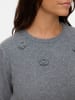 Vero Moda Strickpullover in Medium Grey Melange