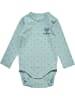 Hummel Druckknopf Strampler Hmlbeesy Jungen in BLUE SURF