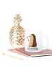 Mr. & Mrs. Panda Glas Igel Blumen mit Spruch in Transparent