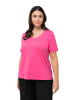 Ulla Popken Shirt in hibiskuspink