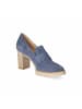 Paul Green Paul Green Damen Pumps/ Hochfrontpumps Blau Rauleder in Blau