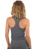 Stark Soul® Damen Sport Shirt - Racerback Top in grau