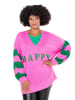 Angel of Style Pullover in neon berry