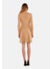 TOOCHE Kleid "Strickkleid" in beige