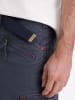 Timezone Knielange Cargo Shorts Gürtel Regular Passform in Blau