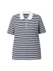 Ulla Popken Poloshirt in schwarz